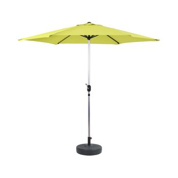 Parasol De Jardín Aluminio "sol" – Verde - Ø3m Con Base