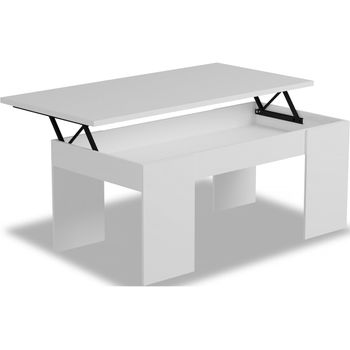 Mesa De Centro "diana" - 102 X 50 X 43 Cm - Blanco