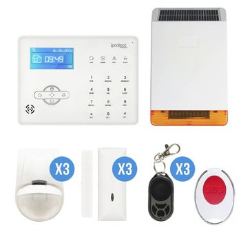 Kit De Alarma Rtc 15 Con Sirena Solar - Iprotect Evolution