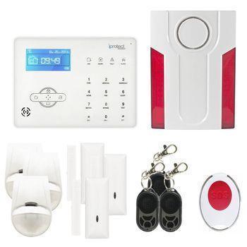 Kit De Alarma Gsm 15 Y Sirena Flash - Iprotect Evolution