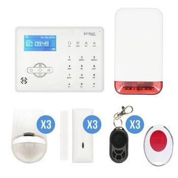 Kit De Alarma Gsm 15 Y Sirena Exterior Autónoma - Iprotect Evolution