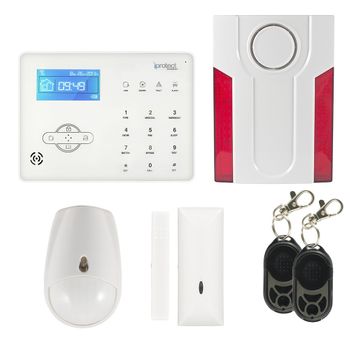 Kit De Alarma Táctil Gsm Con Sirena Flash Iprotect Evolution Y Sin Cámara Ip Foscam C1