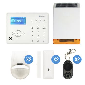 Kit De Alarma Rtc 06 Con Sirena Solar - Iprotect Evolution