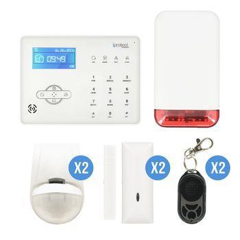 Kit De Alarma Gsm 06 Con Sirena Autónoma - Iprotect Evolution