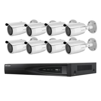 Kit De Videovigilancia Bullet De 8 Cámaras - Hikvision