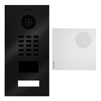 Videoportero Ip 1 Timbre Con Lector De Tarjetas Rfid + 1 Timbre - Doorbird D2101v - Independiente - Titanio