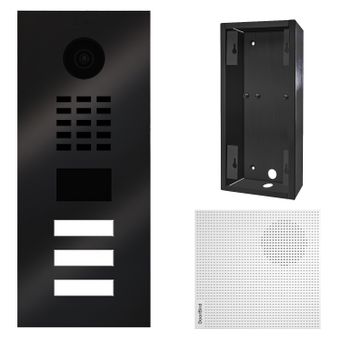 Doorbird D2103v Titanium 3 Timbres + Timbre Y Soporte De Montaje