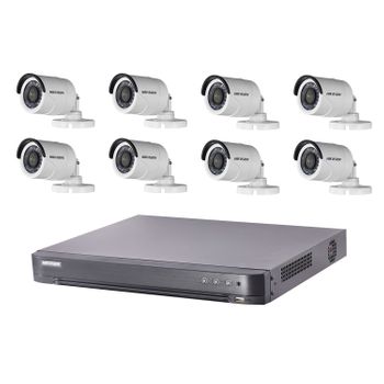 Kit De Videovigilancia Turbo Hd 8 Cámaras - Hikvision