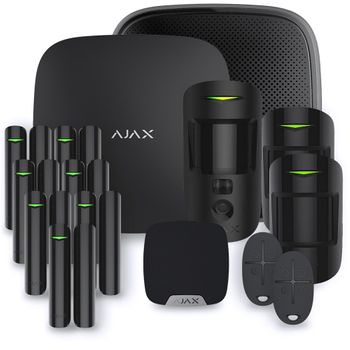 Alarma Doméstica Inalámbrica Ajax Hub 2 Plus - Kit 7 - Negro