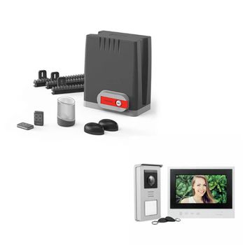 Swip 500 Kit Automatismo Para Cancelas Correderas + Soporte Inteligente 2 Videoteléfono Con Cable