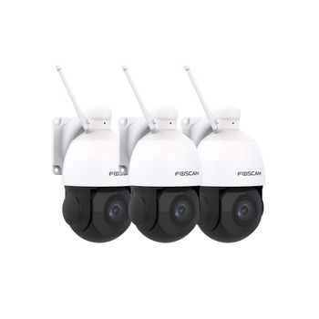 Pack De 3 Cámaras Ip Domo Ptz Wi-fi De 2mp Con Zoom Óptico 18x - Foscam Sd2x