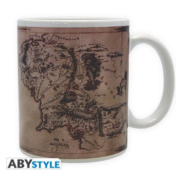 Lord Of The Ring - Mug - 320 Ml - Mapa - Subli - Cajax2 Mugs