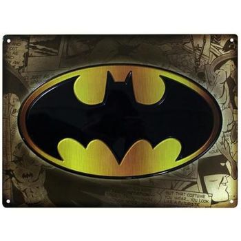 Placa De Metal Batman 28x38