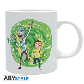 Rick And Morty - Mug - 320 Ml - Portail - Caja X2 Mugs