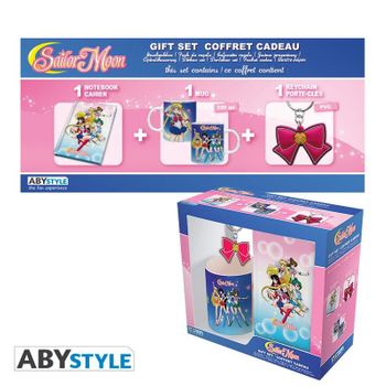 Sailor Moon- Pack Mug 320ml- Llavero Pvc- Cuaderno Sailor Mo