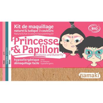 Kit Maquillaje Princesa & Mariposa Namaki 3 Colores
