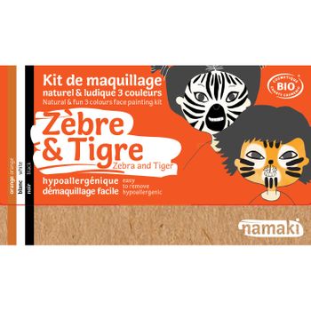 Kit Maquillaje Cebra Y Tigre Namaki