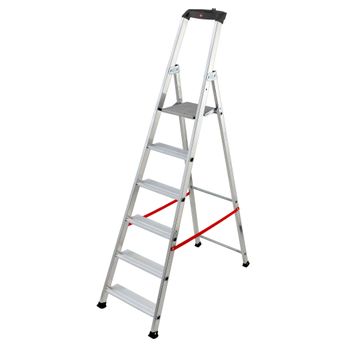 Escalera Doméstica De Aluminio Tijera Un Acceso 4 Peldaños Con Asa Serie  370 con Ofertas en Carrefour