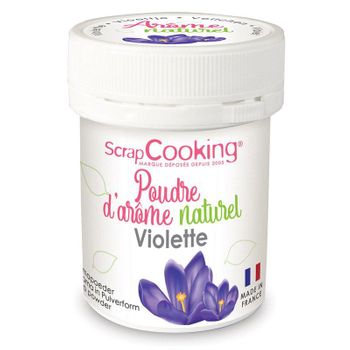 Aroma Alimentario Natural En Polvo 15 G - Violeta