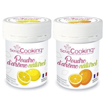 Aromas Alimentarios Naturales En Polvo 15 G X 2 - Limón Y Naranja