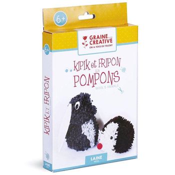 Set De Regalo Para Niños - Animales Con Pompons