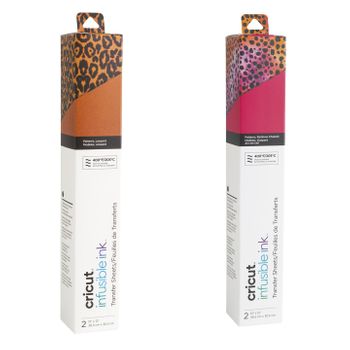 4 Hojas De Transferencia - Leopardo / Leopardette - Cricut