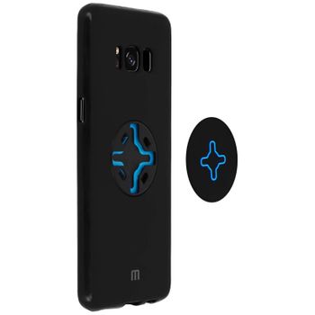 Carcasa Protectora Galaxy S8 Silicona Securo Lock U. Fix Mobilis Negra