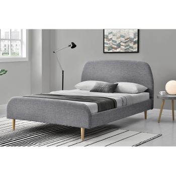 Cama Escandinava Gris 140x190  Sandvik