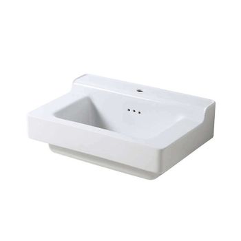 Industrialis - Lavabo Cerámica Blanco Retro - Lavabos - 75x50x27cm