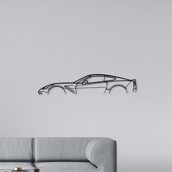 Decoración De Pared De Metal - Corvette C7 - Decoración De Pared De Metal - 100cm