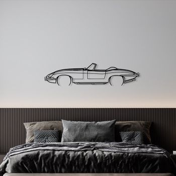 Shape Paris - Jaguar Type E Cabriolet Detai - Decoración De Pared - M