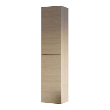 Columna Suspendida 160 Cm En Roble Natural - 2 Puertas - Hémi