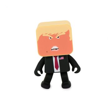 Altavoz Bluetooth Donald Trump Bailón Naranja Con Micrófono Inalámbrico De Mob