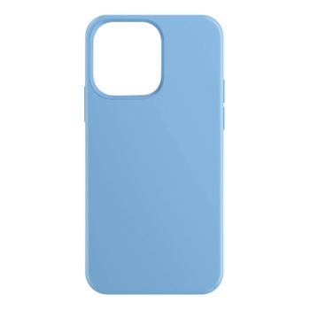 Carcasa Iphone 14 Pro Híbrida Semi Rígida Fina Ligera Suave Moxie Azul Claro