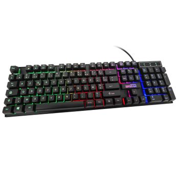 Teclado Gamer Pro Con Cable Y Retroiluminación Rgb De 1,3 M