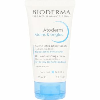 Crema Nutrición Intensa Bioderma Atoderm Uñas Manos (50 Ml)