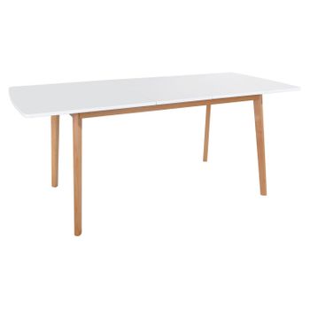 Mesa Extensible Helga 120 / 160cm Blanco