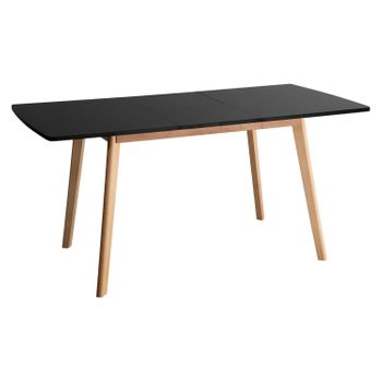 Mesa Extensible Helga 120 / 160cm Negro