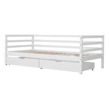 Cama Para Niños 190 X 90 Cm Con Cajones Jules