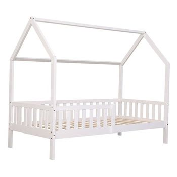 Cama Cabaña Para Niños Blanca Marceau 190x90cm