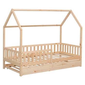 Cama Cabaña Nido De Madera 190x90cm Para Niños Marceau