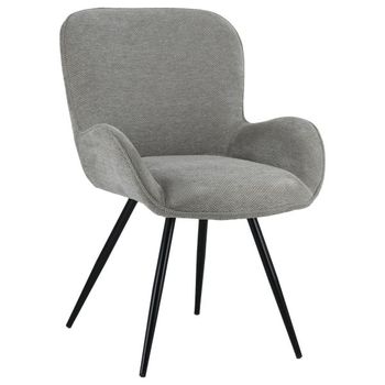 Silla De Chenilla Eva Gris