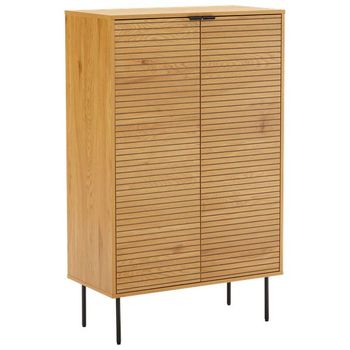 Aparador De Madera De 2 Puertas 80cm Stinna