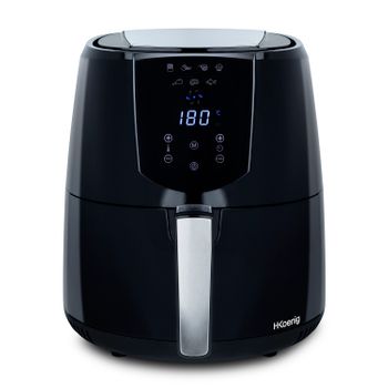 Breville Freidora de aire con función vapor, Freidora de aire digital de  7L con tecnología vapor SteamFry, 50% más eficiencia energética, 1700W, Color negro [VDF133X]