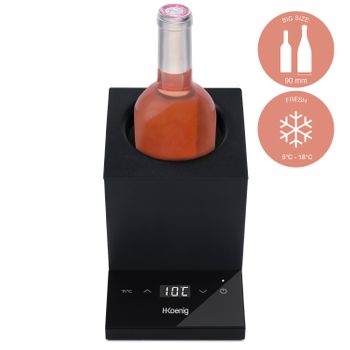 Enfriador De Vino Lvx26 H.koenig, Hasta 9 Cm De Diámetro, Control Digital, 72 W