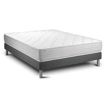 Pack Colchón Vitalmemo One 135 X 190 Cm + Somier Gris - Espuma  Viscoelástica con Ofertas en Carrefour