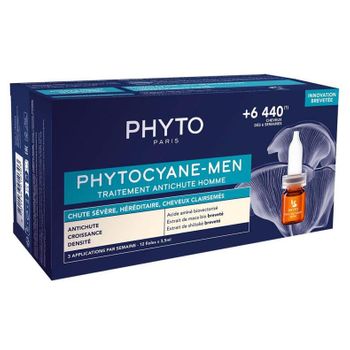 Phytocyane Tratamiento Anticaída Hombre 12 X 3,5 Ml