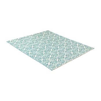 Alfombra De Exterior Coquilla  200x150x1 Cm Color Azul Celeste Vente-unique