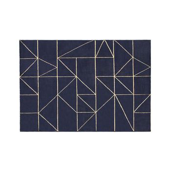 Alfombra De Salón Igalo  230x160x1.1 Cm Color Azul Oscuro Vente-unique