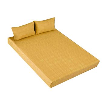 Juego De Sábana Bajera Y Funda De Almohada - Amarillo